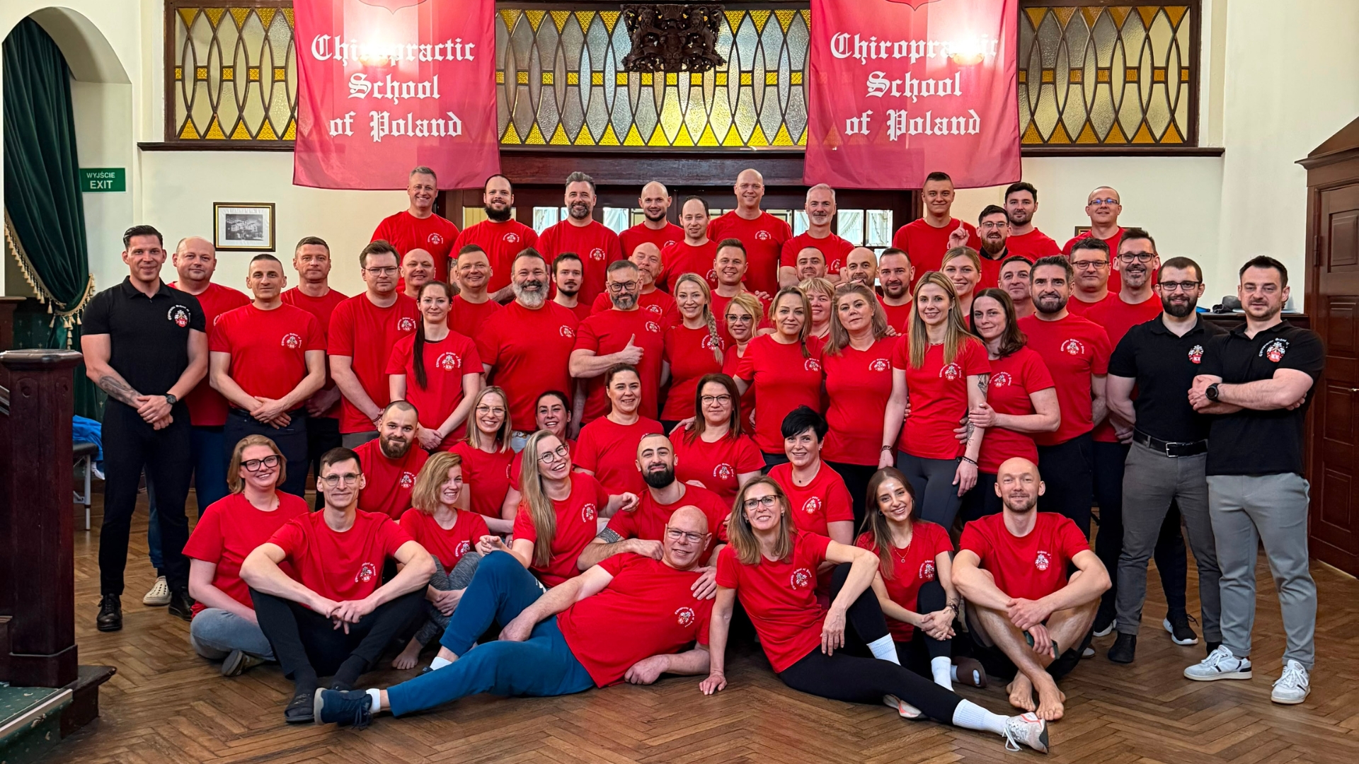 Uczestnicy szkolenia Chiropractic School of Poland